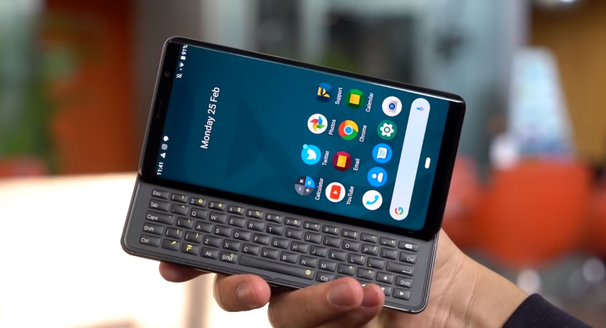 F(x)tec Pro 1 é um Galaxy S9 com teclado físico para quem sente