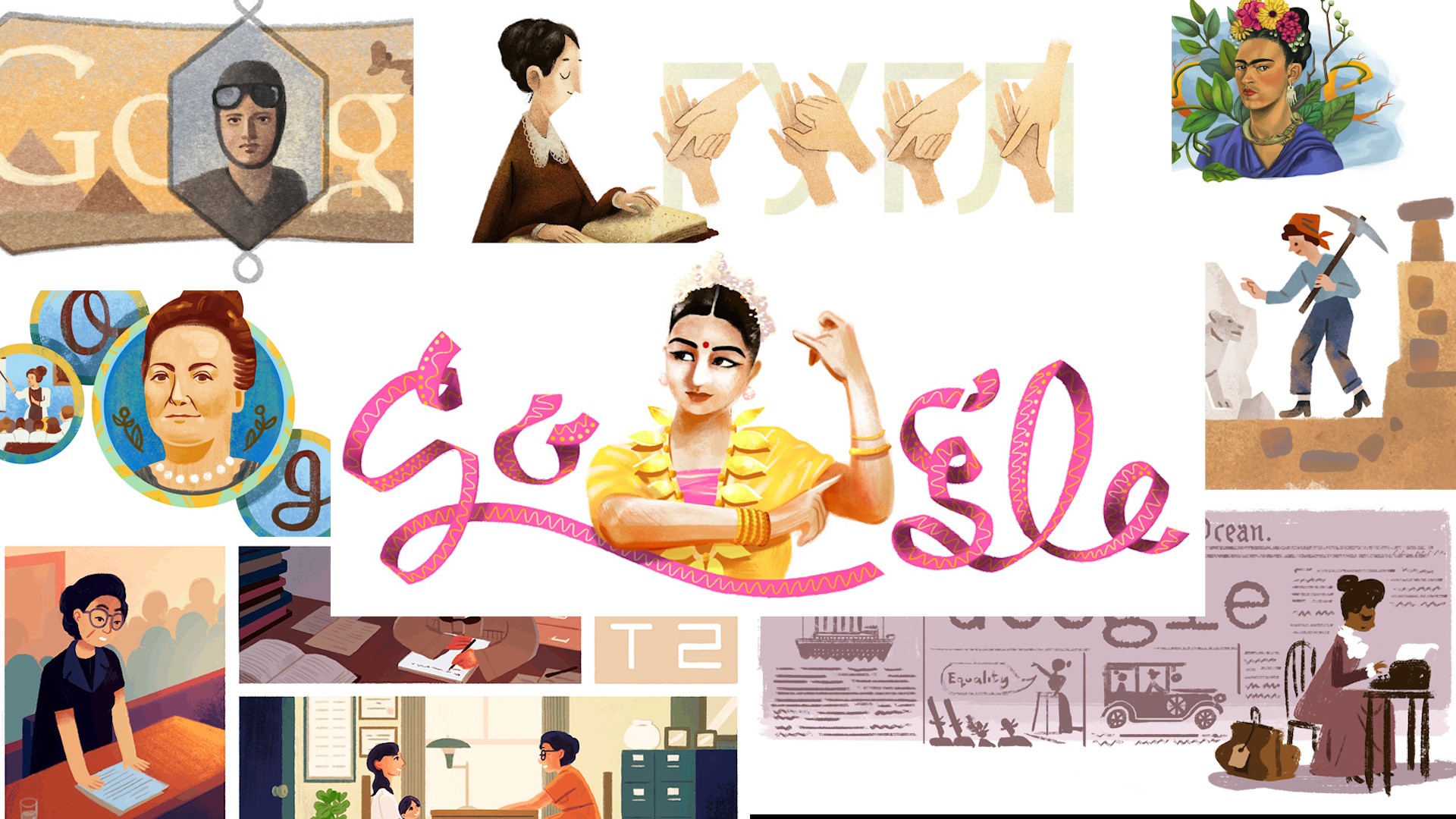 Google Doodle homenageia Dia Internacional da Mulher com desenhos - TecMundo