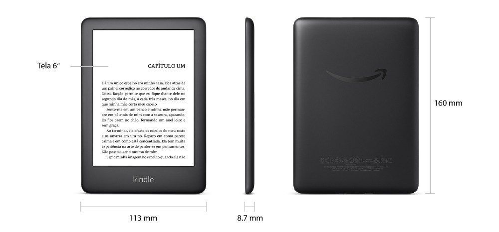 Novo Kindle 10ª geração com iluminação embutida chega ao Brasil por R$ 349  - Olhar Digital