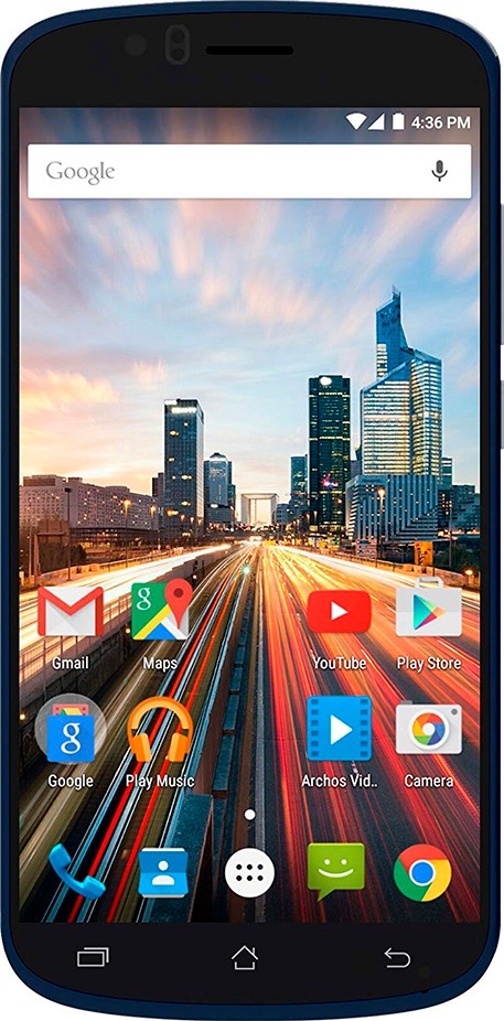Custodia a Portafoglio per Archos 50e Helium, a Pois Dorati