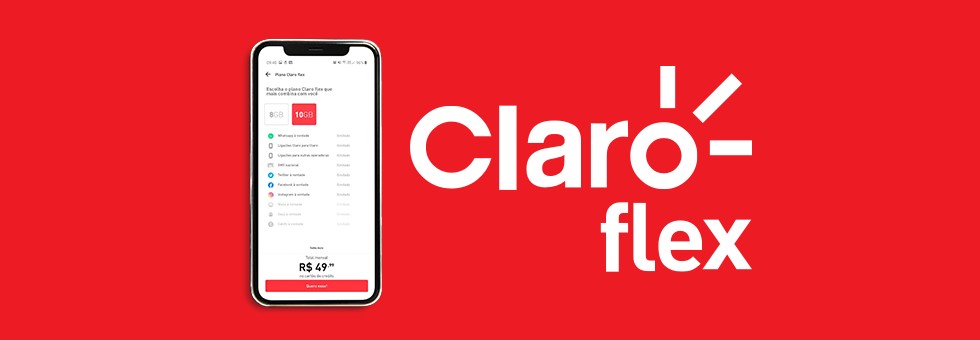 Claro Controle  WhatsApp,Instagram,Facebook,Twitter ilimitados.