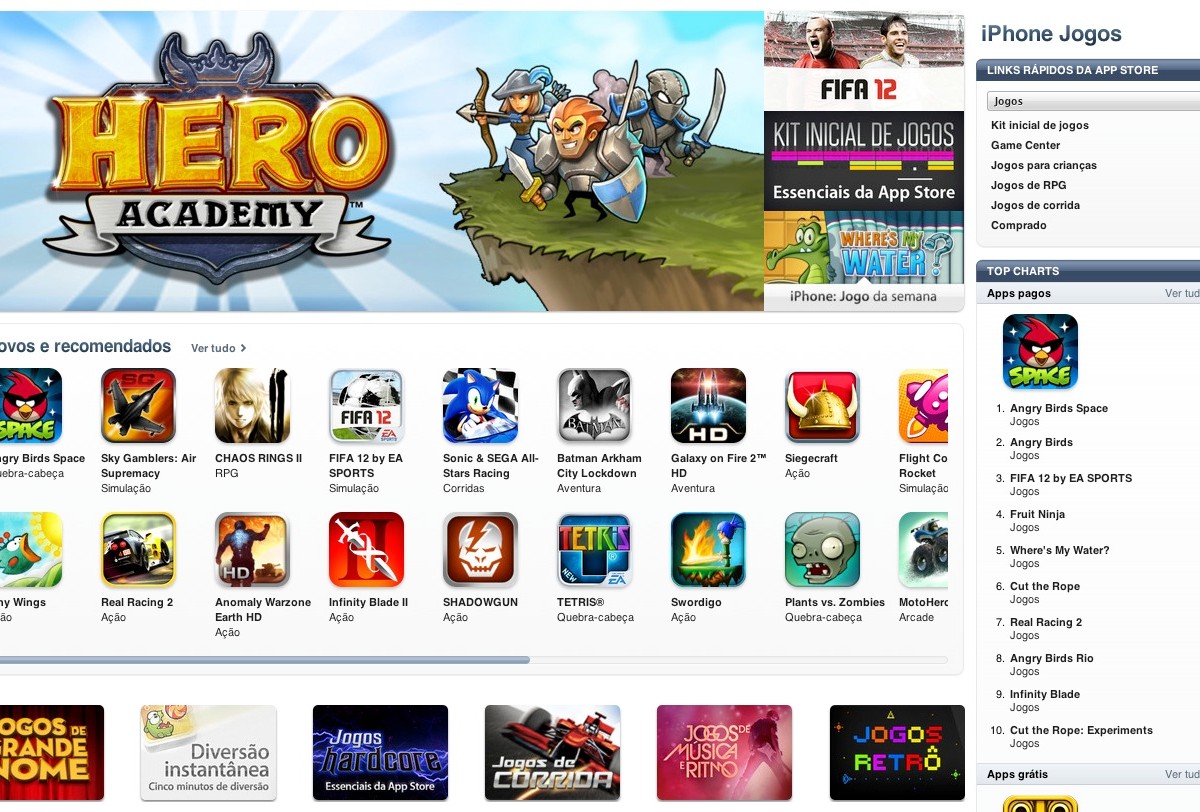 Apple elege os melhores jogos de 2012 para iOS - Meio Bit