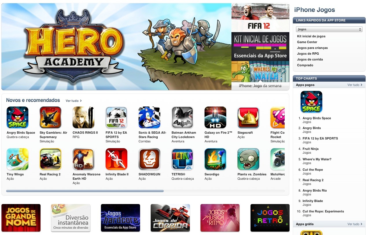 O iPhone: confira os jogos de PS3 que ele oferece - Aplicativos Da App Store