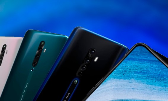 Oppo Reno 2, 2Z e 2F são oficializados com câmera quádrupla