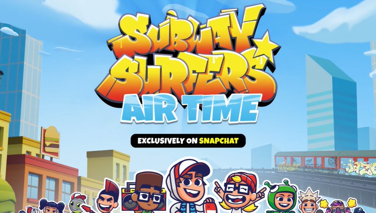 Subway Surfers Airtime é lançado com exclusividade ao Snap Games 