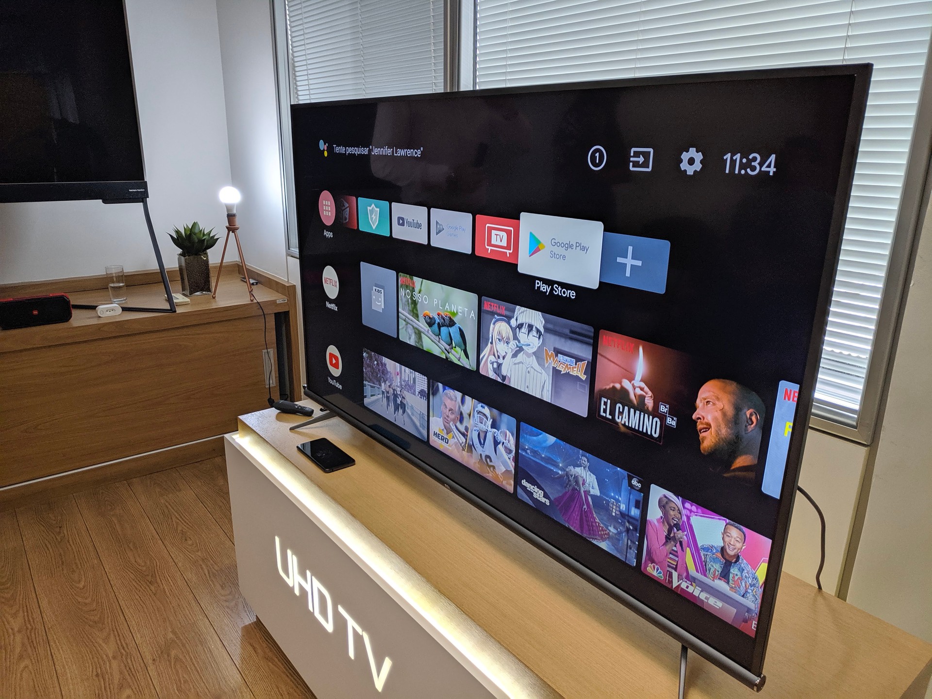 Smart TV TCL LED Ultra HD 4K 75 P715 Android TV, Google Assistant