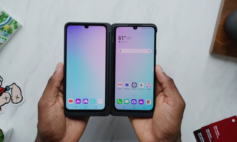 スマホアクセサリー LG Dual Screen 楽天市場】LG (エルジー) デュアルスクリーン ケース V60 ThinQ 5G用