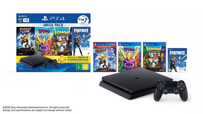 Sony Anuncia Playstation 4 Mega Pack No Brasil Com 1 Tb Tres Jogos Classicos E Ps Plus Tudocelular Com