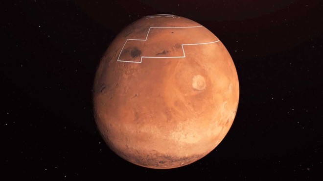 Veja o mapa! NASA descobre água congelada sob a superfície de Marte - TudoCelular.com