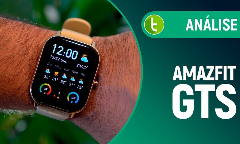 Relógio Amazfit GTS chega à China com design similar ao Apple Watch