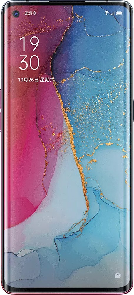 OPPO　Reno3 5G　A001OP Oppo Reno3 5G Smartphone, 74.3x160.3x7.96 mm, Android, Qualcomm