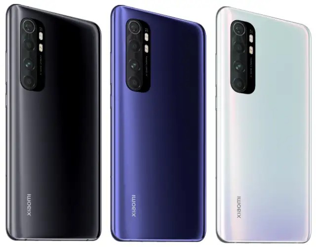 Xiaomi Mi Note 10 Lite tem preços, especificações e imagens