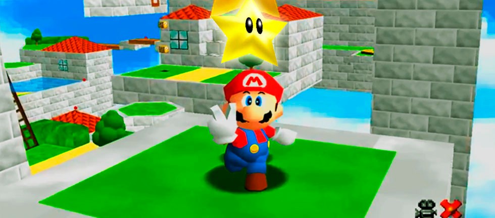 SUPER MARIO 64. Juego Super Mario 64 con gráficos 3D online en