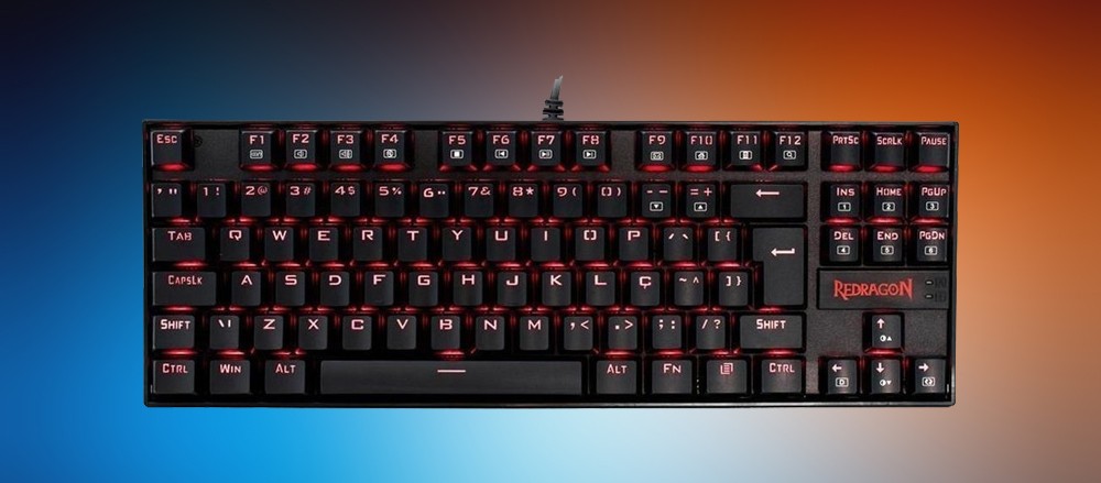 Teclado Gamer Semi Mecânico Led Melhor Resposta Tátil Durabilidade  Iluminação Para Jogos Conforto Na Digitação Pc