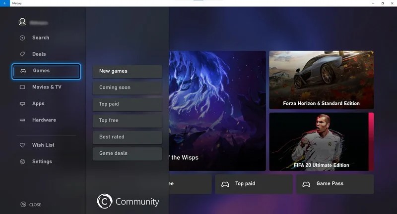 Xbox Store  Vazamento mostra novo visual da plataforma