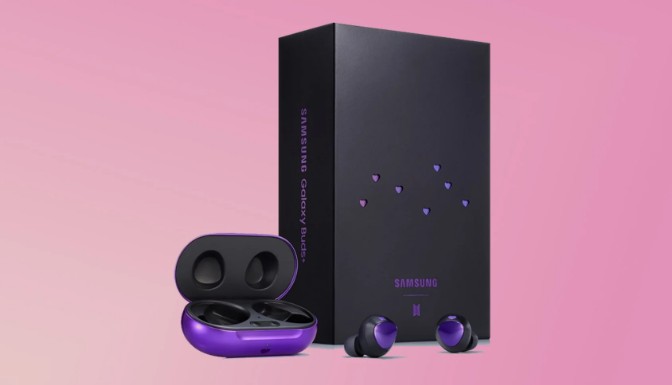 Galaxy Buds Plus edição BTS tem detalhes revelados em