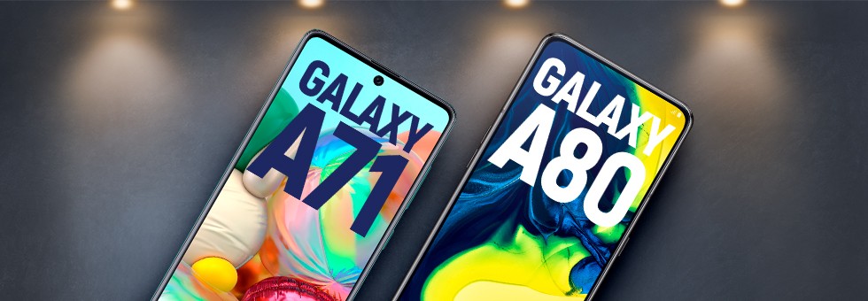 Galaxy A71 vs A80: qual é o melhor intermediário premium Samsung para comprar? | Comparativo