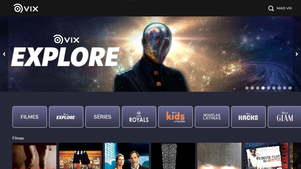 App para assistir filmes e séries grátis: conheça a ViX