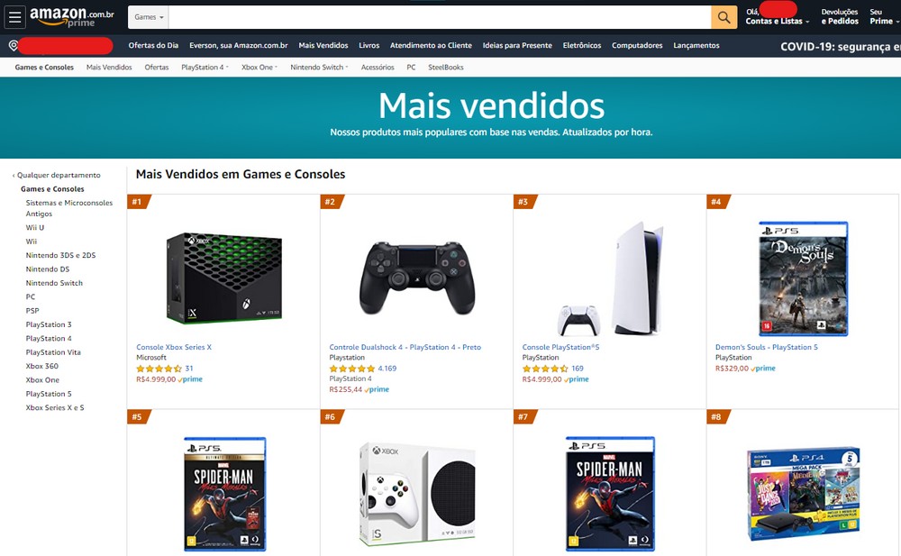 Sem estoque, PS5 e Xbox Series X são vendidos por até R$ 10 mil no Brasil