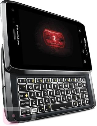 Vazam fotos oficiais do Milestone 4: o RAZR com teclado
