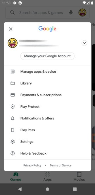 Novidade! Menu da Google Play Store está de cara nova