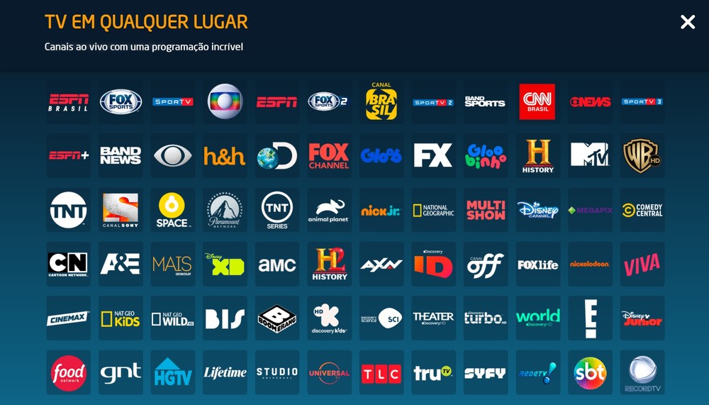 Sky abre sinal de 10 canais em novembro, inclusive Boomerang e Fox Premium