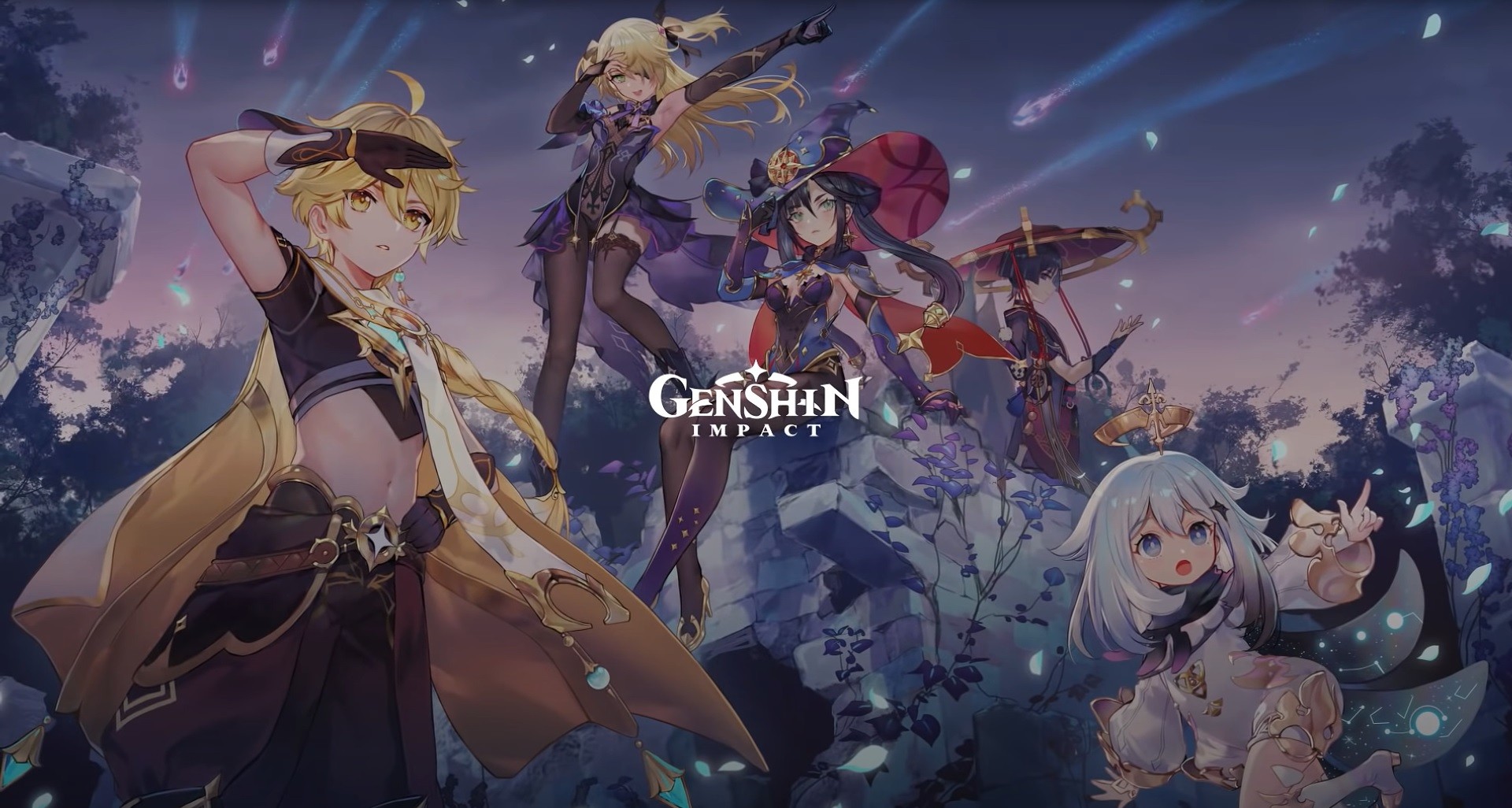 Genshin impacto periféricos pintura digital jogos personagens