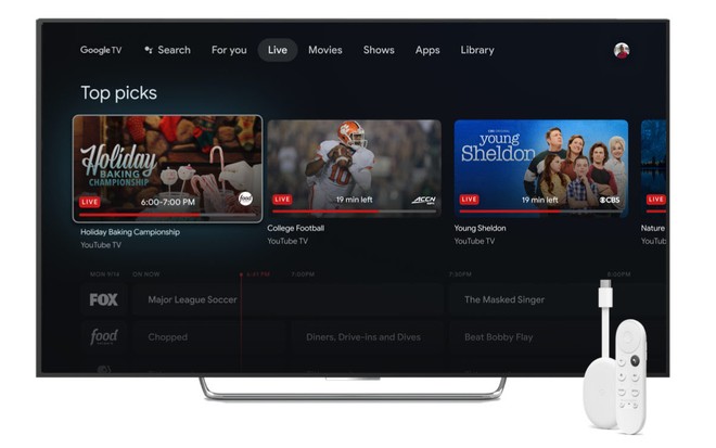 Google presenteia assinantes do YouTube TV com um Chromecast com Google TV  nos EUA - TudoCelular.com
