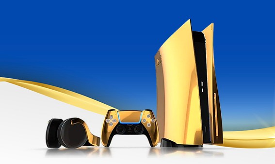 PS5 Gold Edition: Caviar lança versão do PlayStation 5 revestido