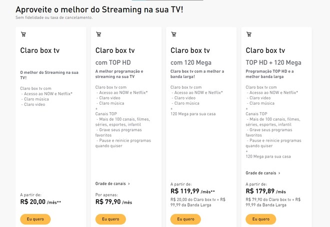 Claro Box Tv Adiciona Os Canais Globo E Reajusta Preco Mensal Antenados Na Sky Cia