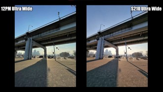 Iphone 12 Pro Max Versus Galaxy S21 Ultra Line Tops Compete Against Each Other In The Camera Test