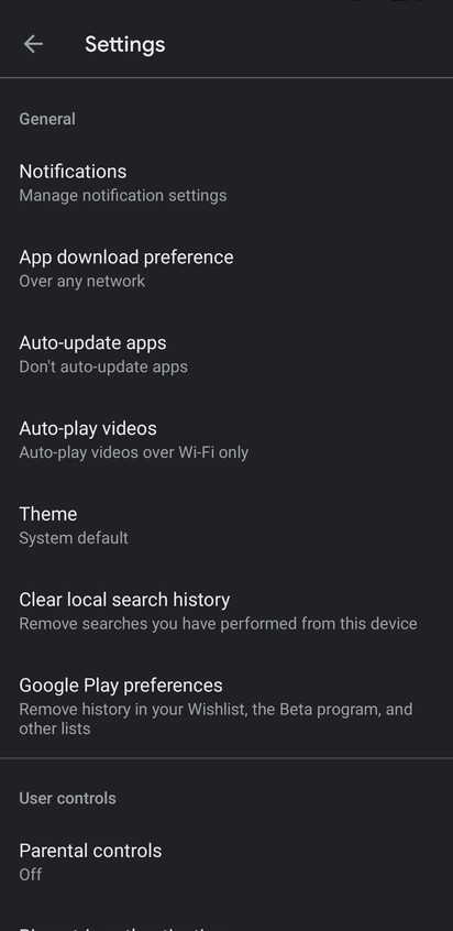 Play Store: configurações do app mudam de lugar em atualização beta 