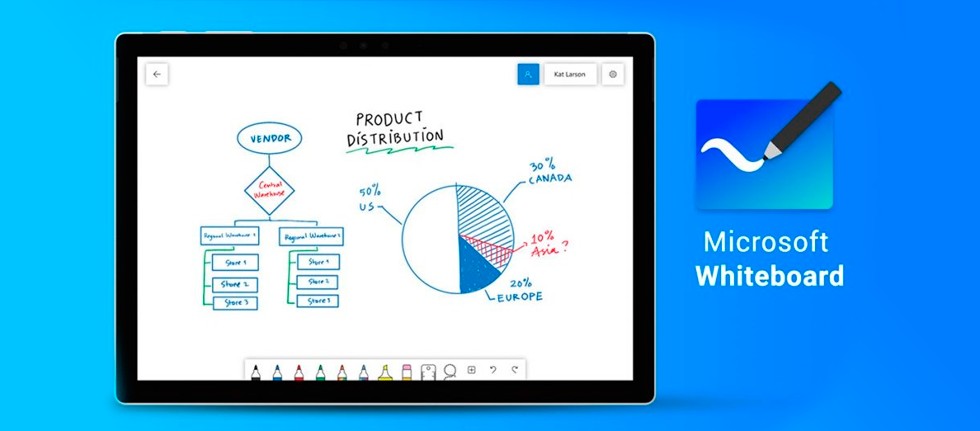 Electronic whiteboard best sale app