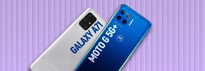 galaxy a71 vs moto g 5g plus