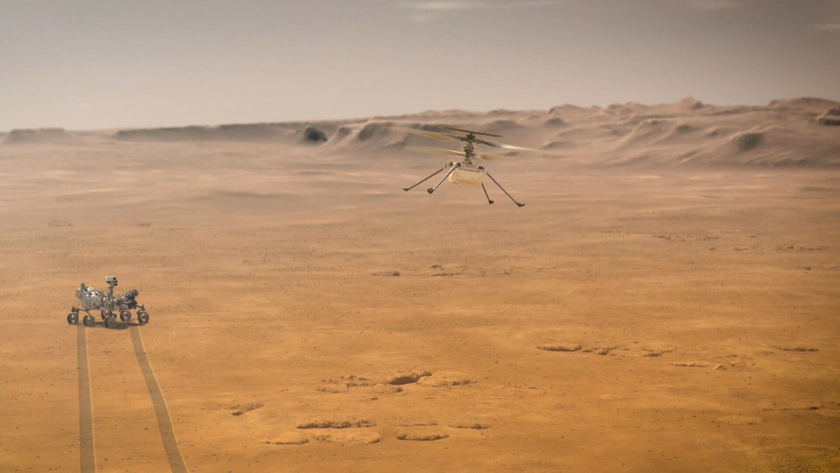 Supreendeu! Helicptero Ingenuity da NASA j se prepara para dcimo voo em Marte