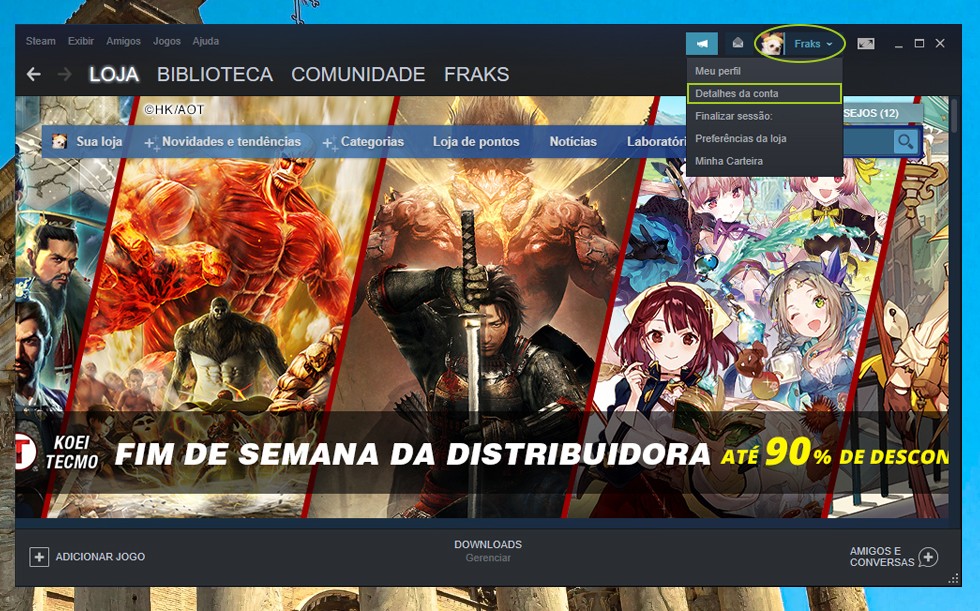 Steam: saiba como adicionar fundos em sua carteira na loja virtual