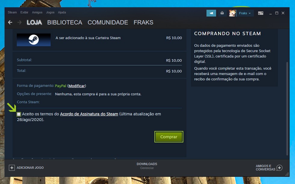 TC Ensina: como adicionar dinheiro à sua carteira na Steam