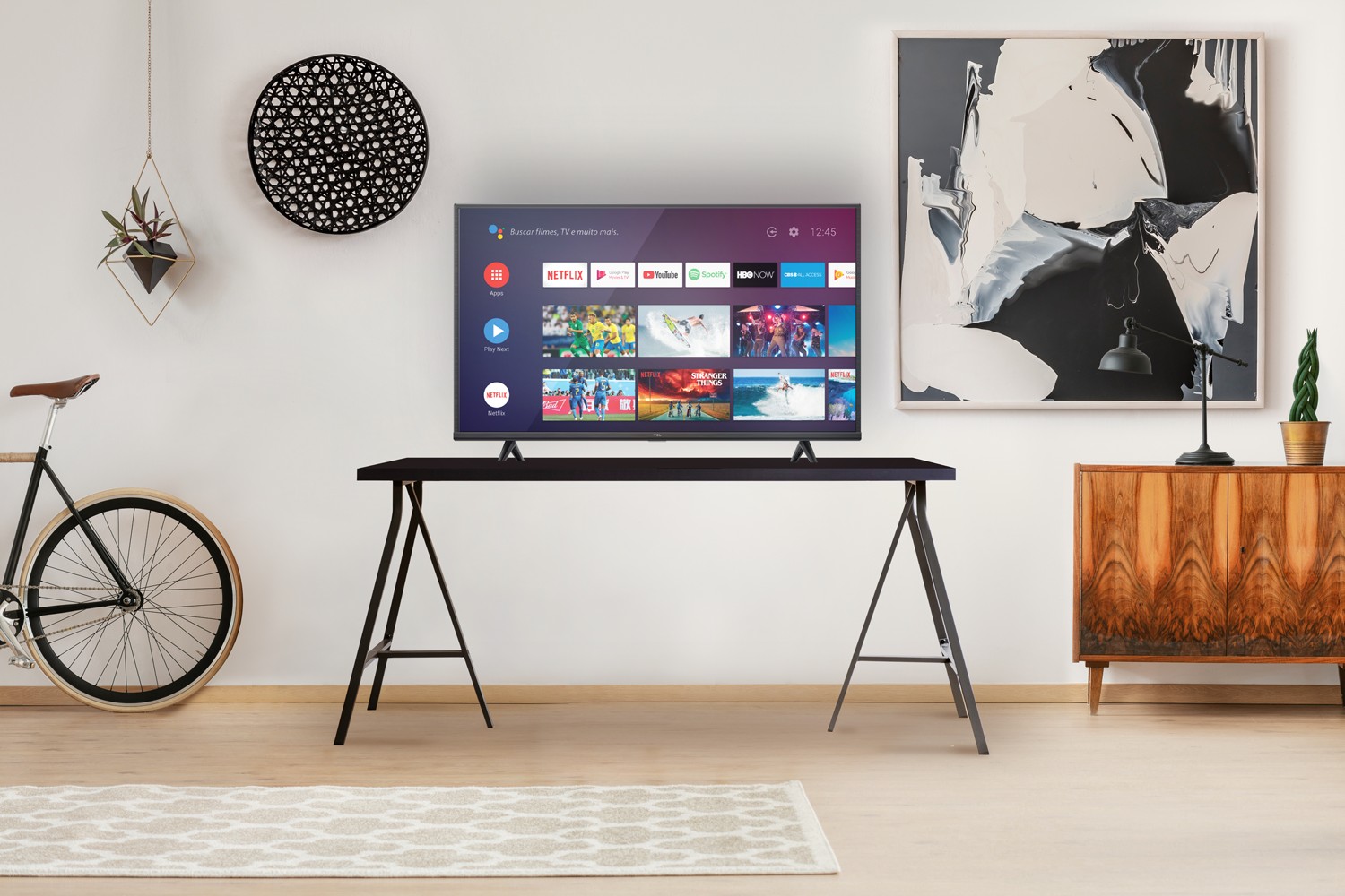テレビーノ Com Android TV! TCL lança Smart TV P615 no Brasil como produto 4K