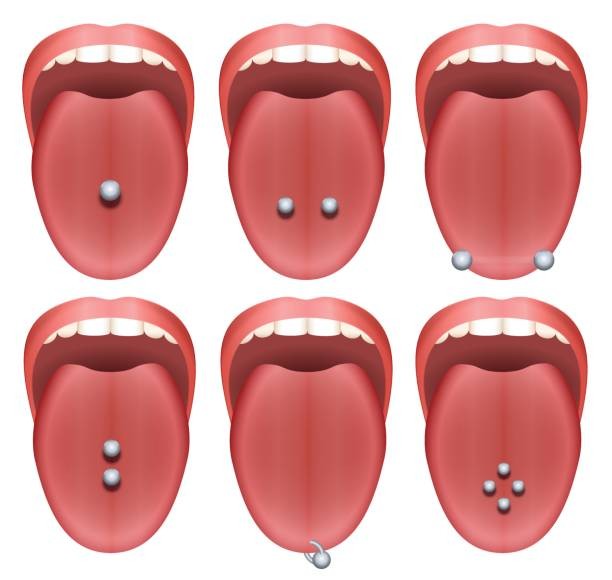 piercing na boca bolinha｜Pesquisa do TikTok