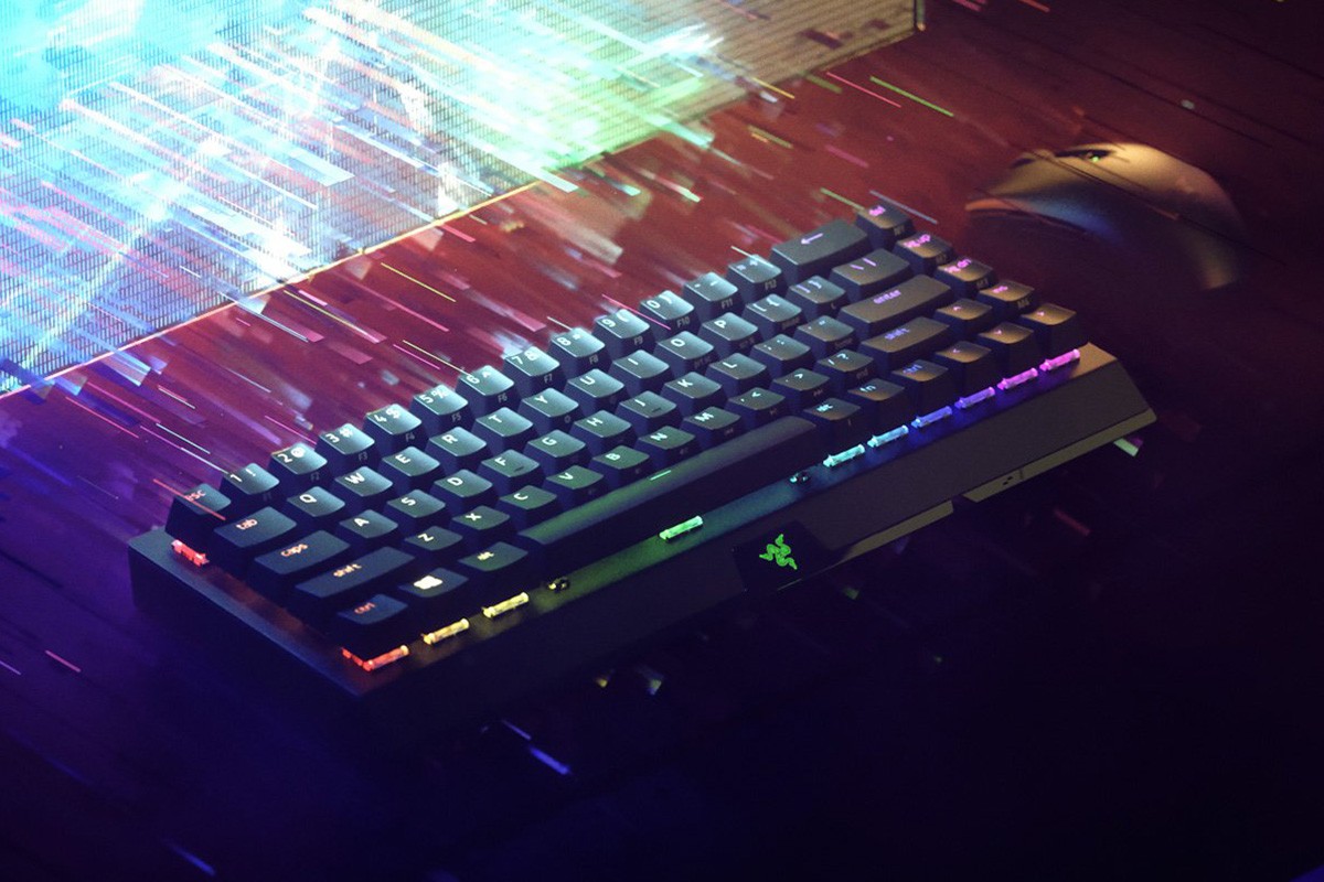 Razer ゲーミングBlackWidow V3 Mini Hyperspeed Razer BlackWidow V3 Mini HyperSpeed 65% teclado mecânico sem fios