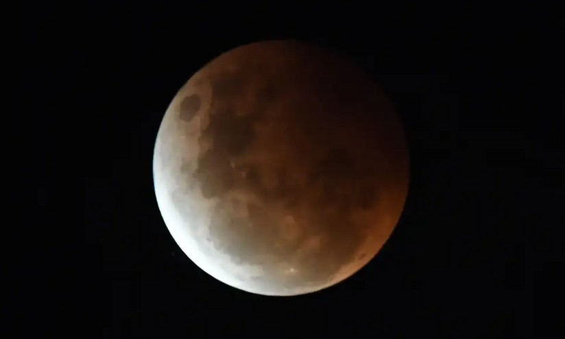 céu noturno lua estrelas hd