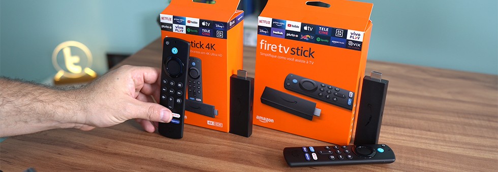 Fire TV Stick 4K Max 3 Geração Wifi 6 / Alexa - Preto