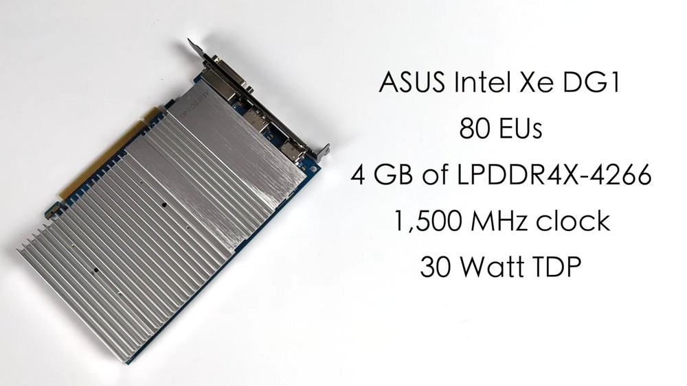Intel Iris Xe DG1 da ASUS passa por testes de benchmark e não