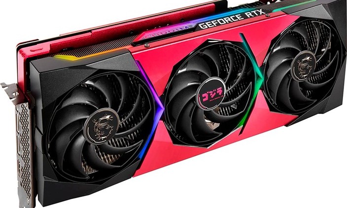 msi RTX 3070 ゴジラ　コラボ　グラフィックボード Olha o monstro! Placa de vídeo GeForce RTX 3070 temática do