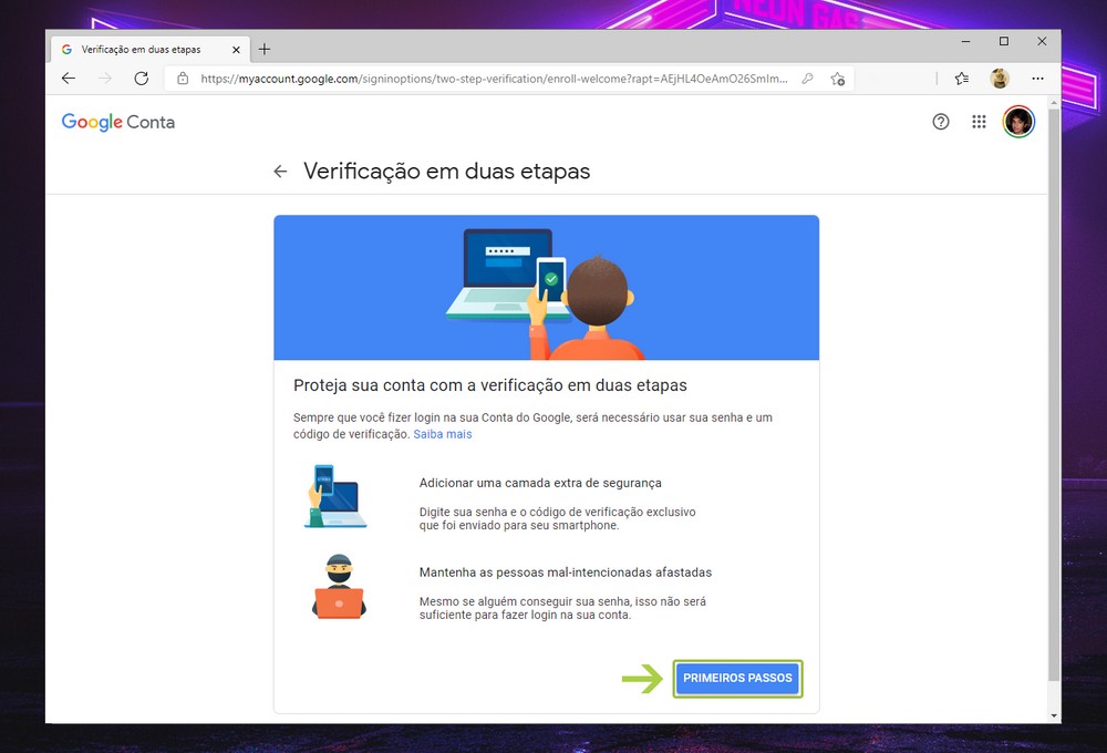 VERIFICAÇÃO de SEGURANÇA GOOGLE [Mais Segurança em sua conta