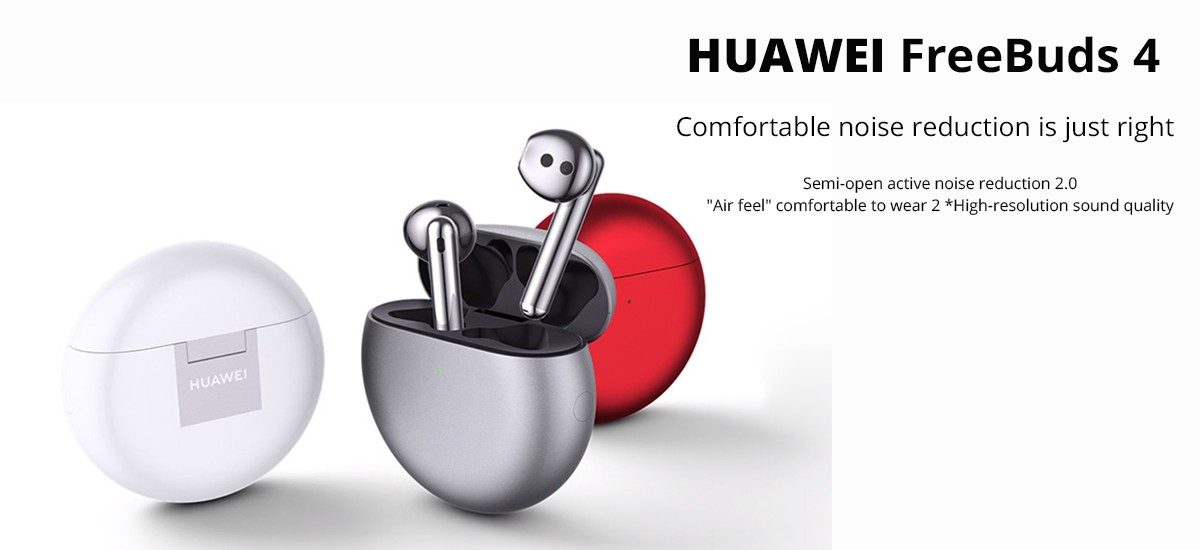 Compre com desconto! Huawei Freebuds 4 fica disponvel em promoo de 26 a 28 de julho