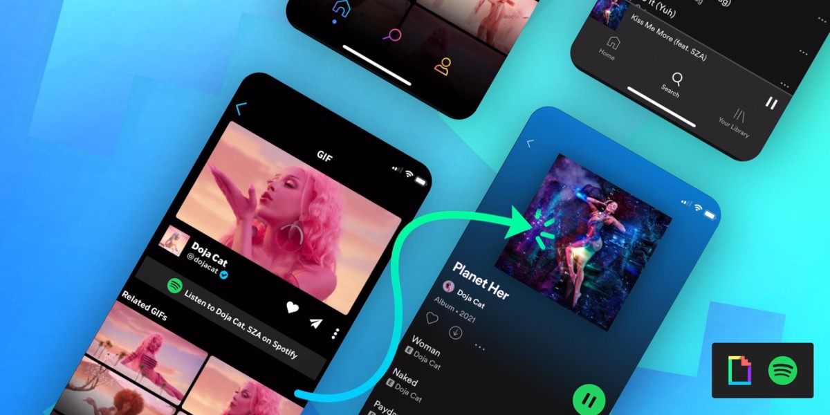 Spotify e Giphy fazem parceria para associar GIFs e músicas na plataforma