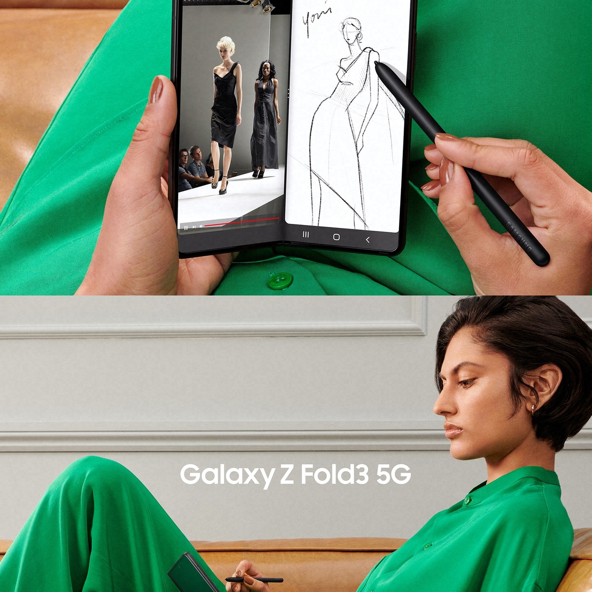 Galaxy Z Fold 3: uso da S Pen 