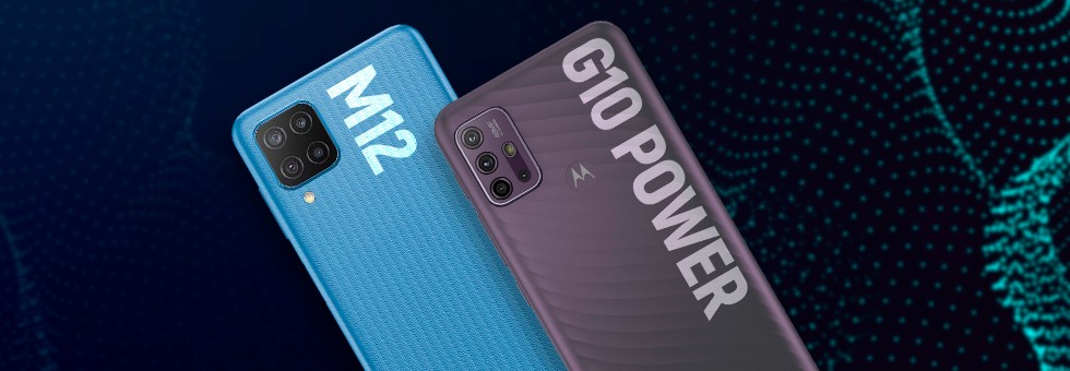 Moto G10 Power vs Galaxy M12: bsico rei em bateria da Motorola ou Samsung? | Comparativo