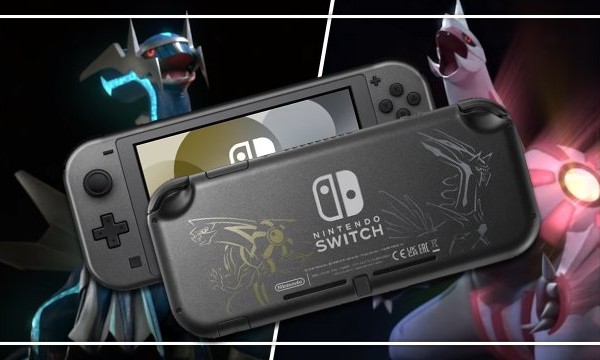 Comprei um Nintendo Switch Lite versão especial do Pokemon Dialga e Pa